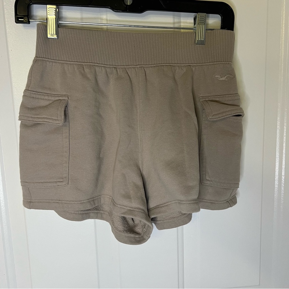 Hollister Tan Cargo Sweat Shorts Women's Size‎ XS